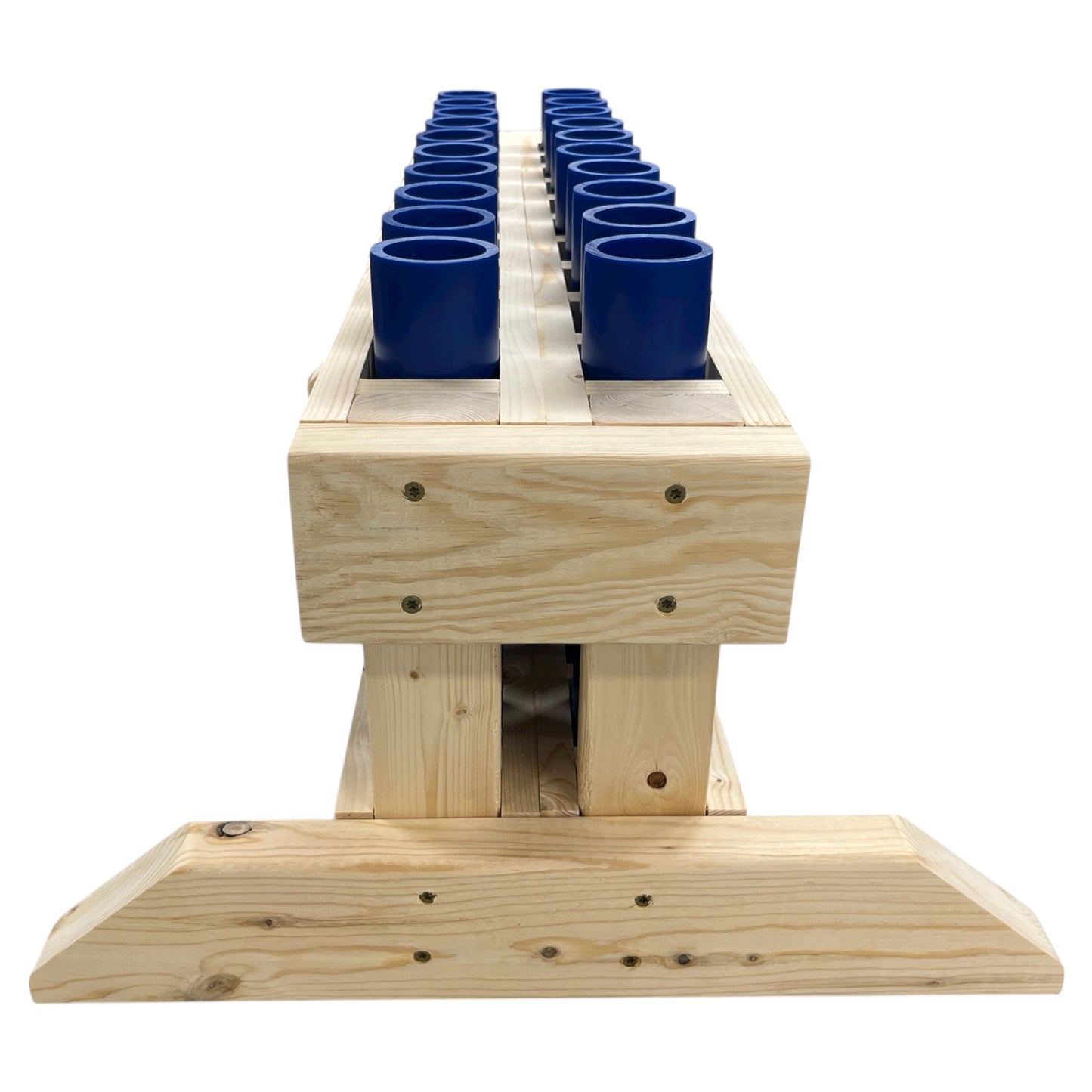 Guardian 20-Shot Mortar Rack, handcrafted in the USA with precision-engineered HDPE DR11 mortar tubes.