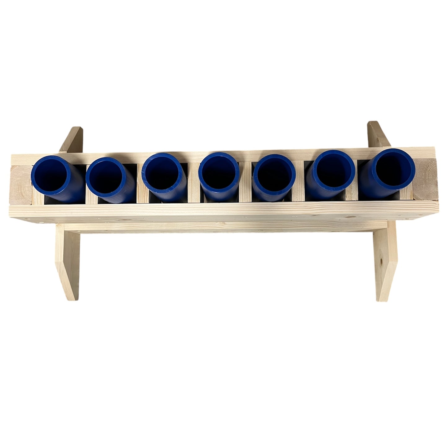 Flat Pack Mortar Rack - 7-Shot Expanded Capacity - 1.91" HDPE DR11 Tubes - INDEPENDENCE 7 by American Mortar Company