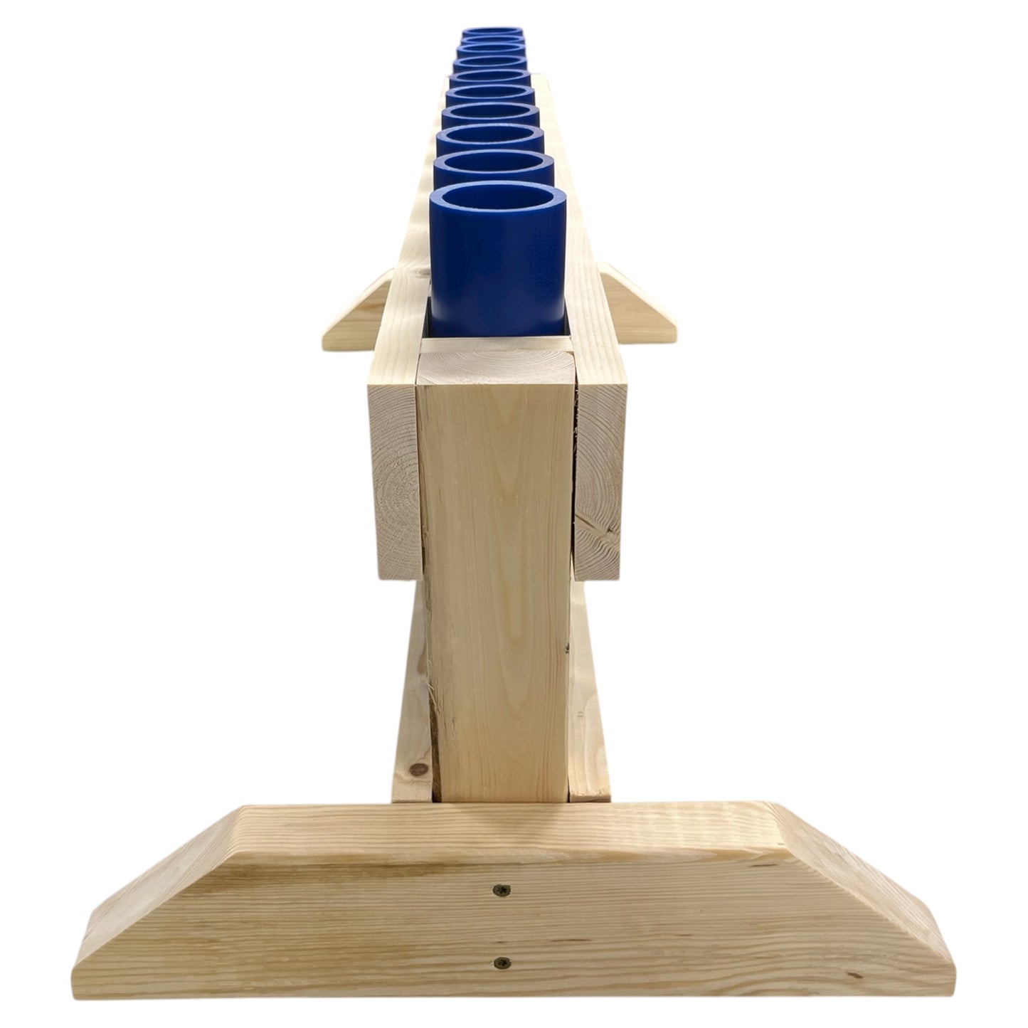 Revere 10-Shot Straight Mortar Rack, handcrafted in the USA for consistent and safe performance.