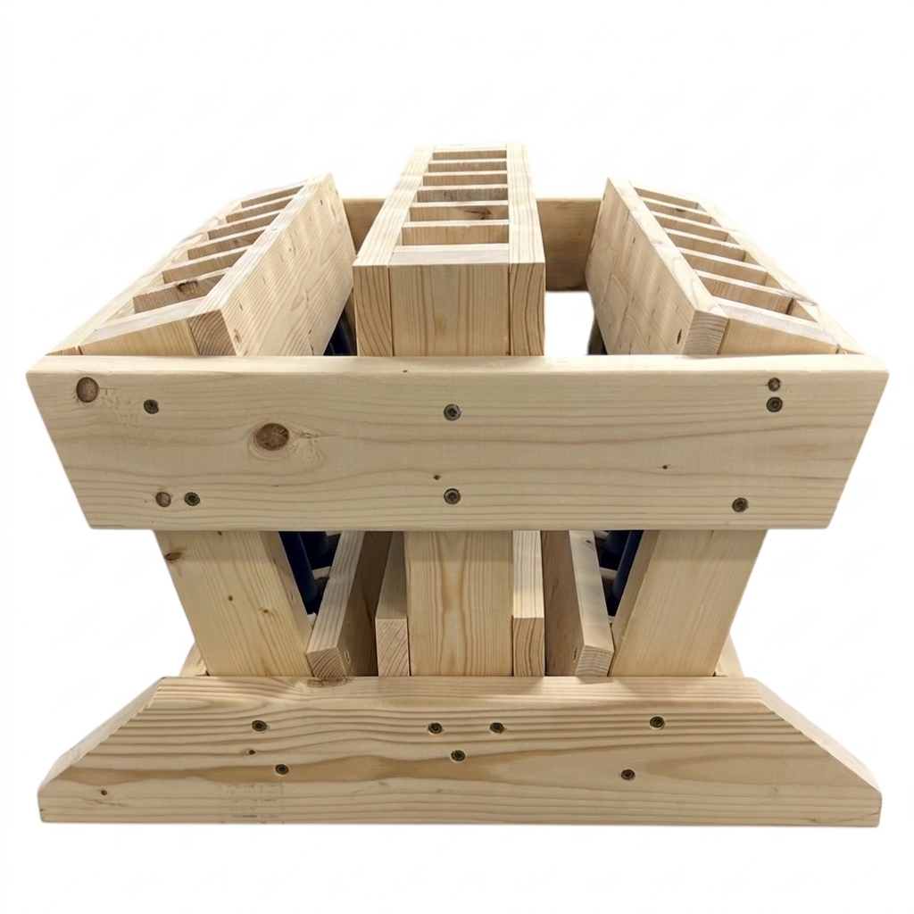 FRONTLINE 18 FAN Mortar Rack Frame - Fits 1.91" HDPE DR11 Tubes - (FRAME ONLY) by American Mortar Company