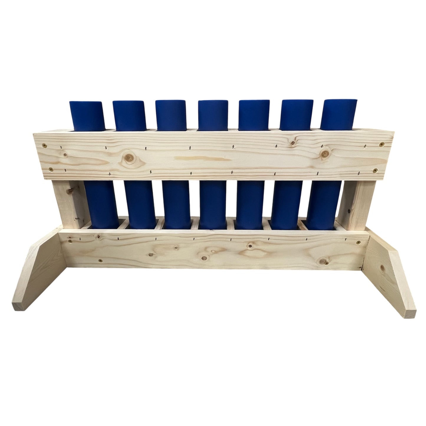 Flat Pack Mortar Rack - 7-Shot Expanded Capacity - 1.91" HDPE DR11 Tubes - INDEPENDENCE 7 by American Mortar Company