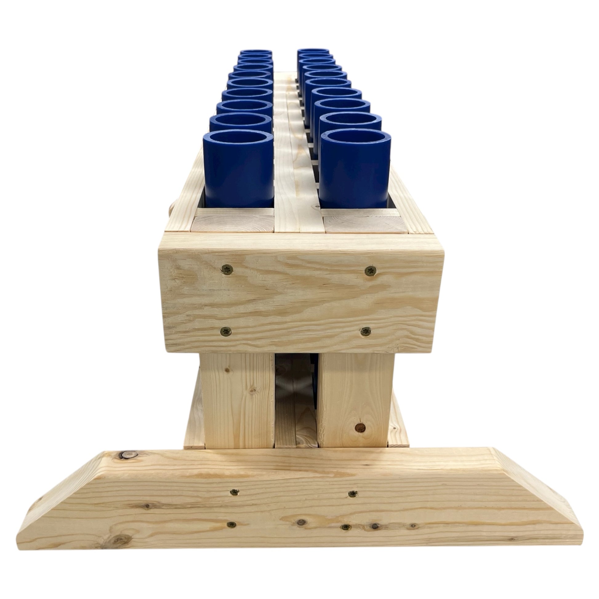 Guardian 20-Shot Mortar Rack, handcrafted in the USA with precision-engineered HDPE DR11 mortar tubes.