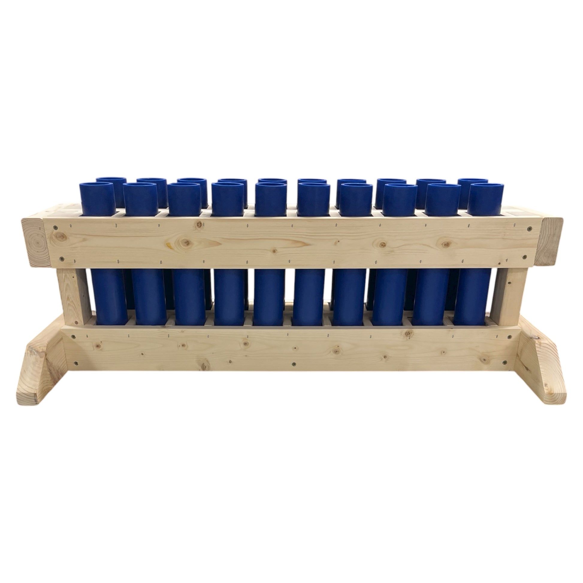 Guardian 20-Shot Mortar Rack, handcrafted in the USA with precision-engineered HDPE DR11 mortar tubes.