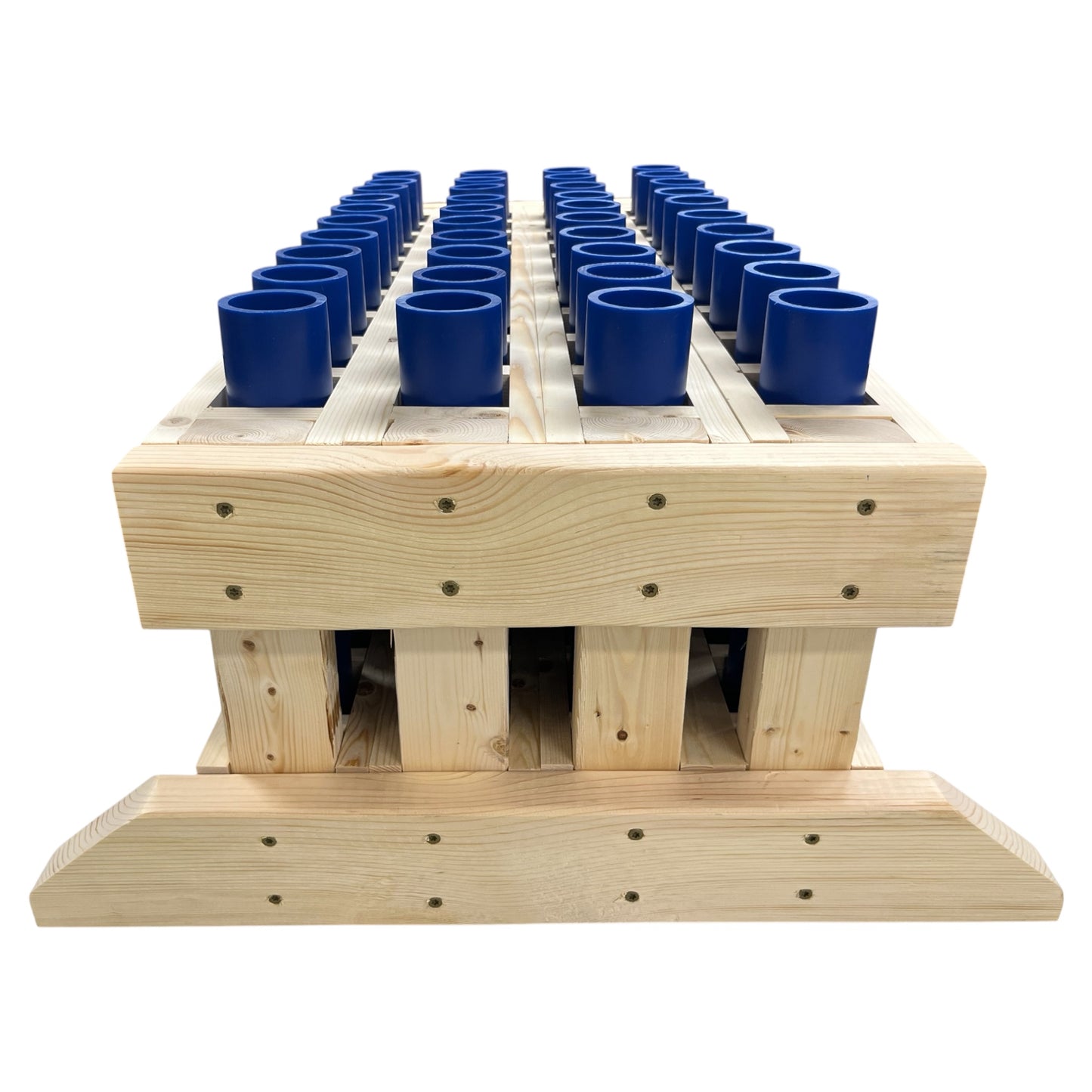 Forge 40-Shot Straight Mortar Rack, professional-grade and Made in the USA with 1.91" HDPE DR11 tubes.