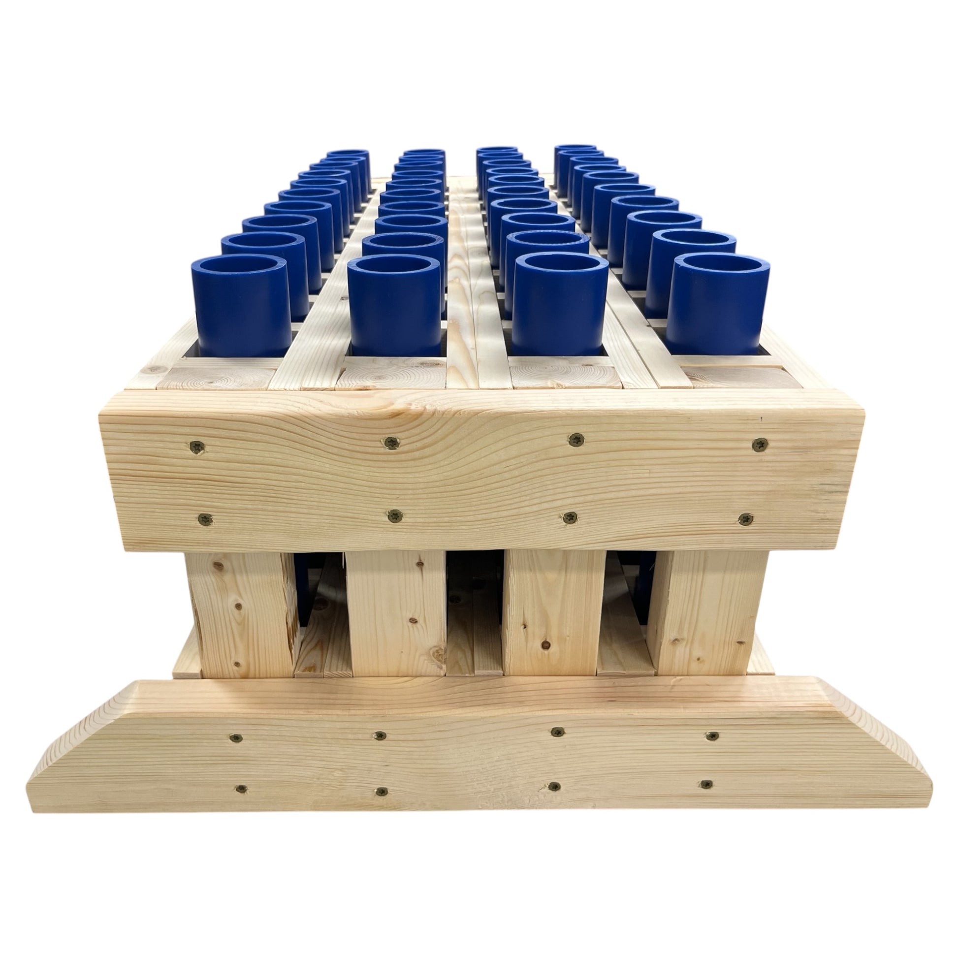 Forge 40-Shot Straight Mortar Rack, professional-grade and Made in the USA with 1.91" HDPE DR11 tubes.