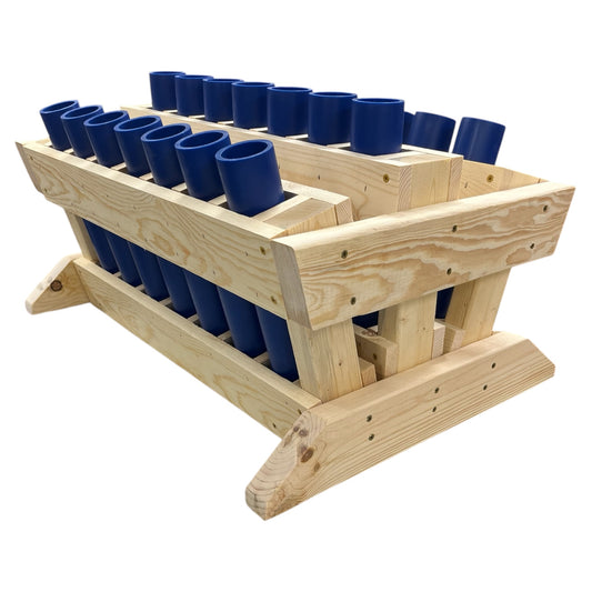 21 Gun Salute 21-Shot Mortar Rack, American-made hardware for 1.4G Pro-Line and consumer shells.