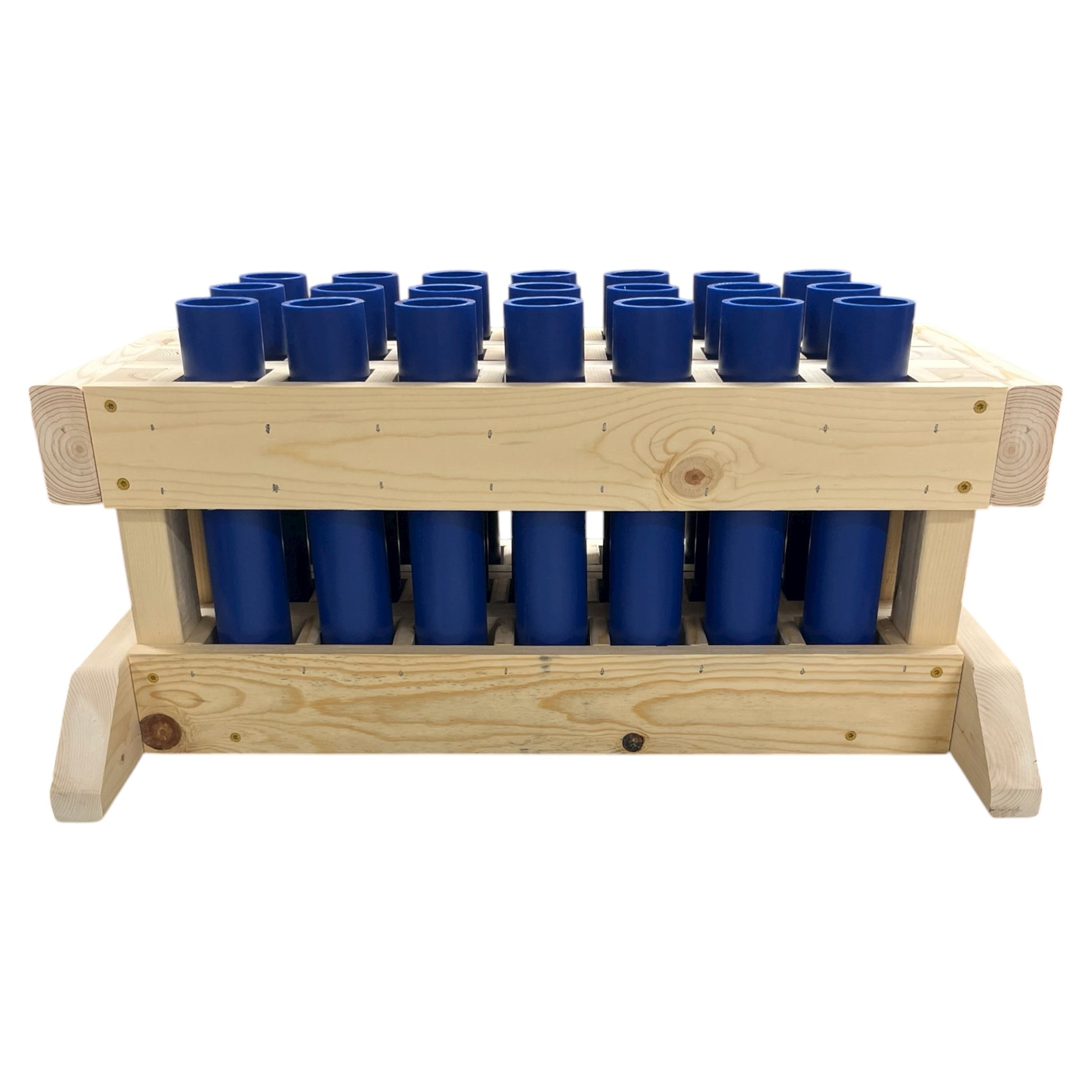 21 Gun Salute 21-Shot Mortar Rack, American-made hardware for 1.4G Pro-Line and consumer shells.