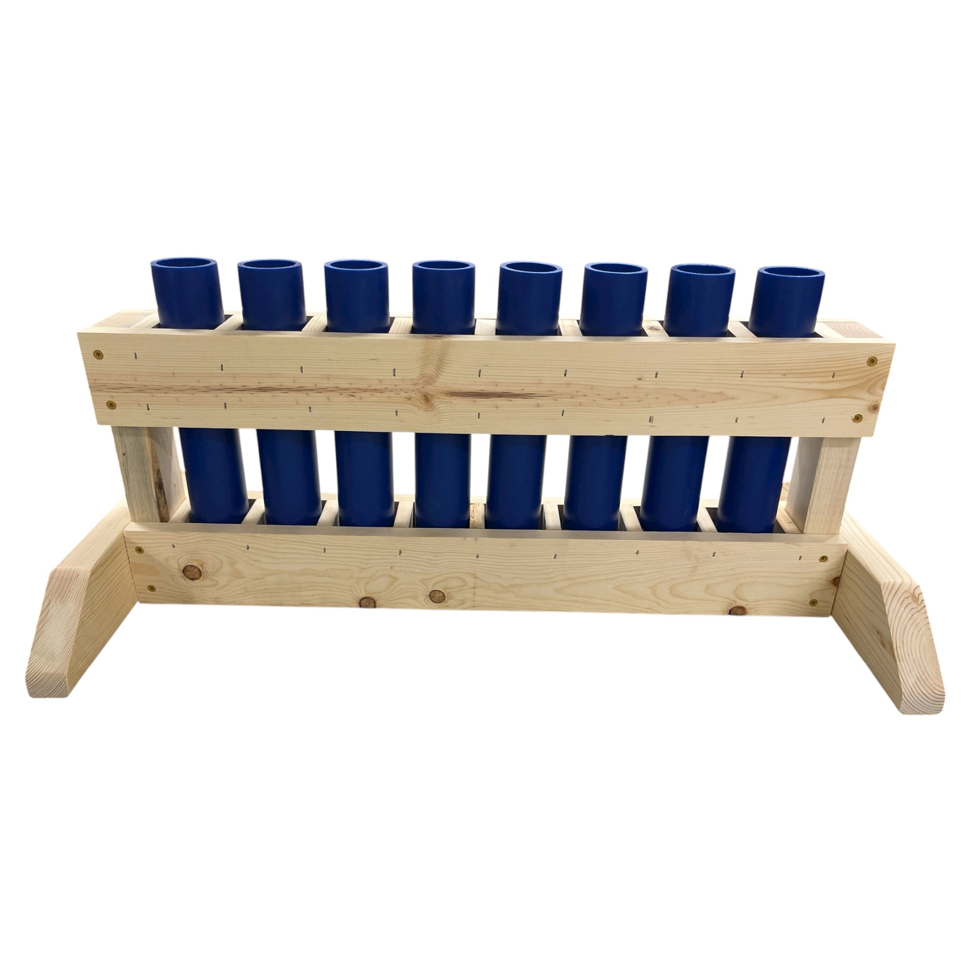 Alliance 8-Shot Straight Mortar Rack, featuring American-made construction and high-stability framing.