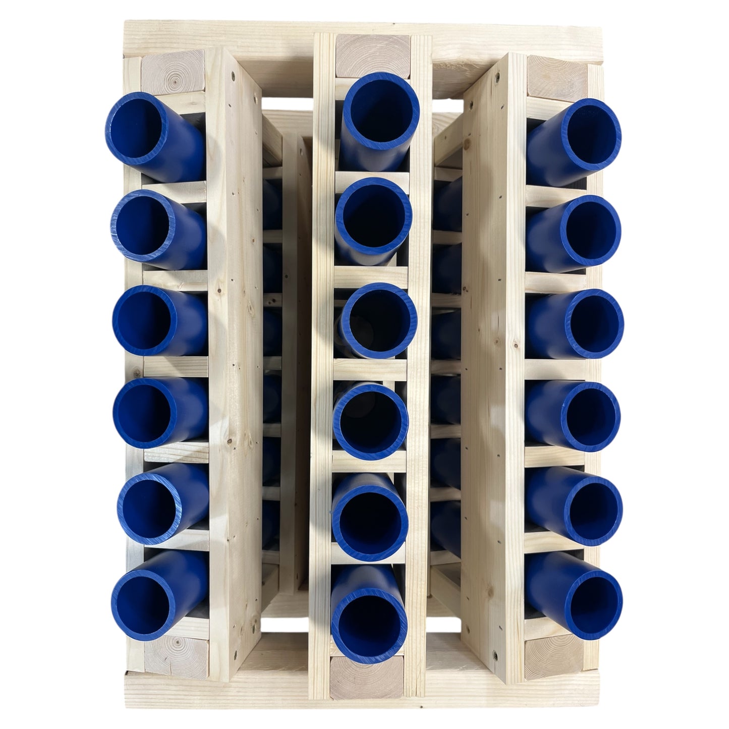 Frontline 18-Shot Mortar Rack, American-made professional-grade rack with custom sky coverage angles.