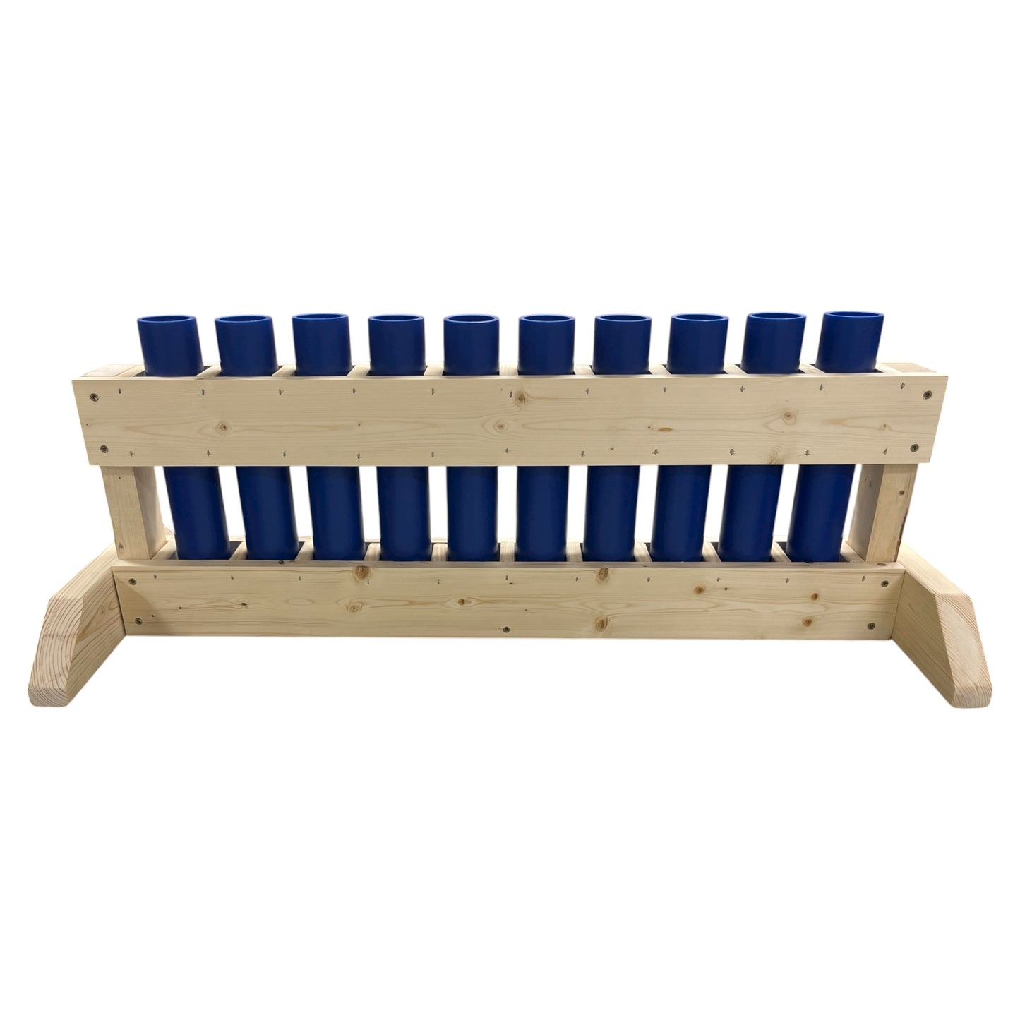 Revere 10-Shot Straight Mortar Rack, handcrafted in the USA for consistent and safe performance.