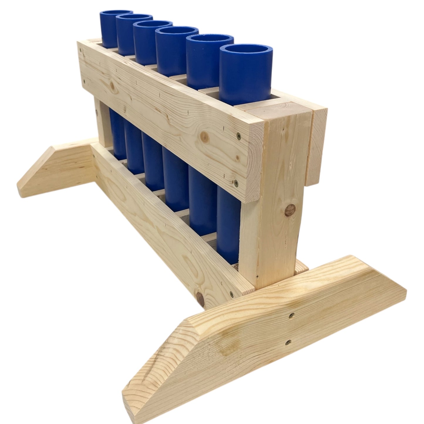 Union 6-Shot Straight Mortar Rack, Made in the USA with heavy-duty materials for 1.91" shells.