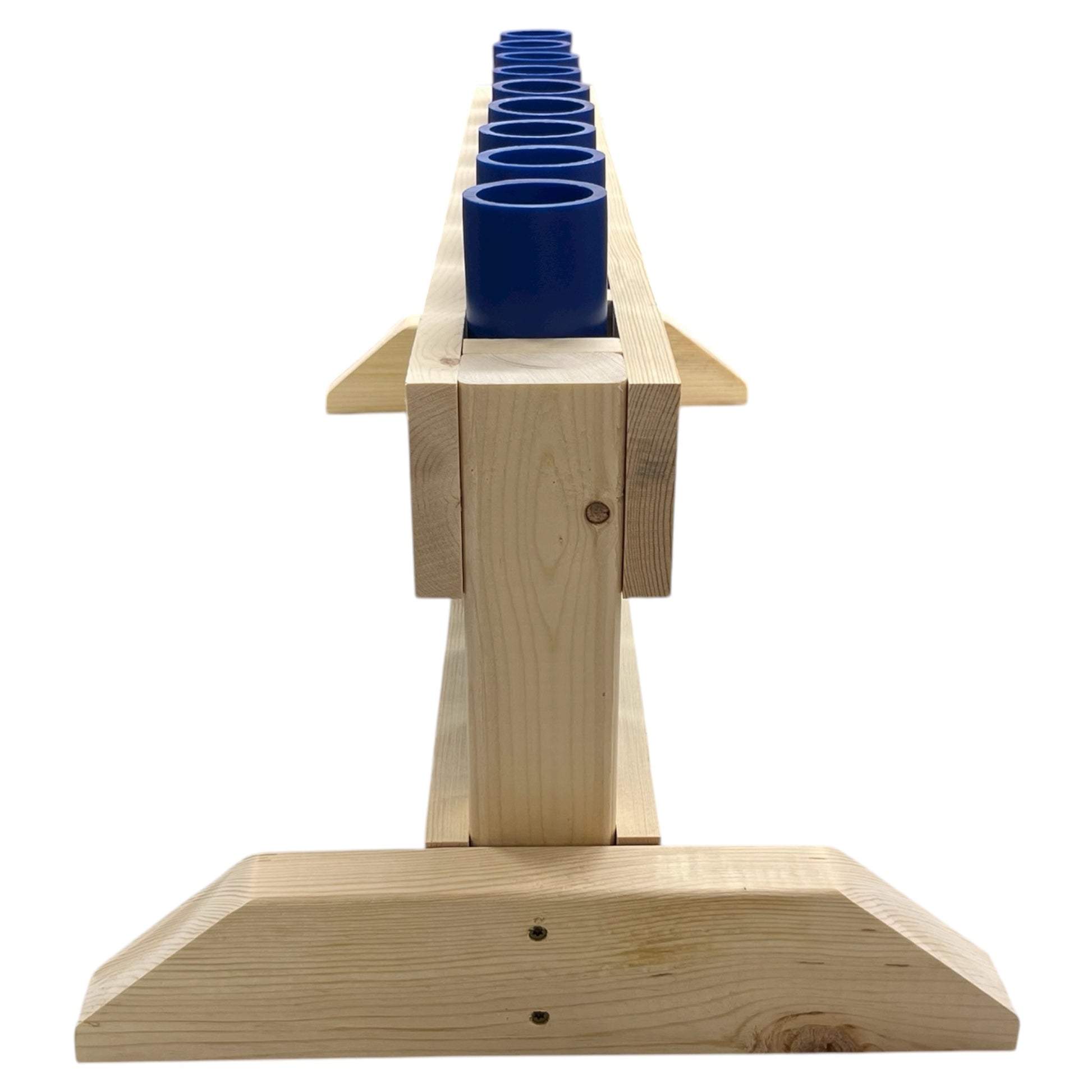 Cohort 9-Shot Straight Mortar Rack, Made in the USA with 1.91-inch professional HDPE mortar tubes.