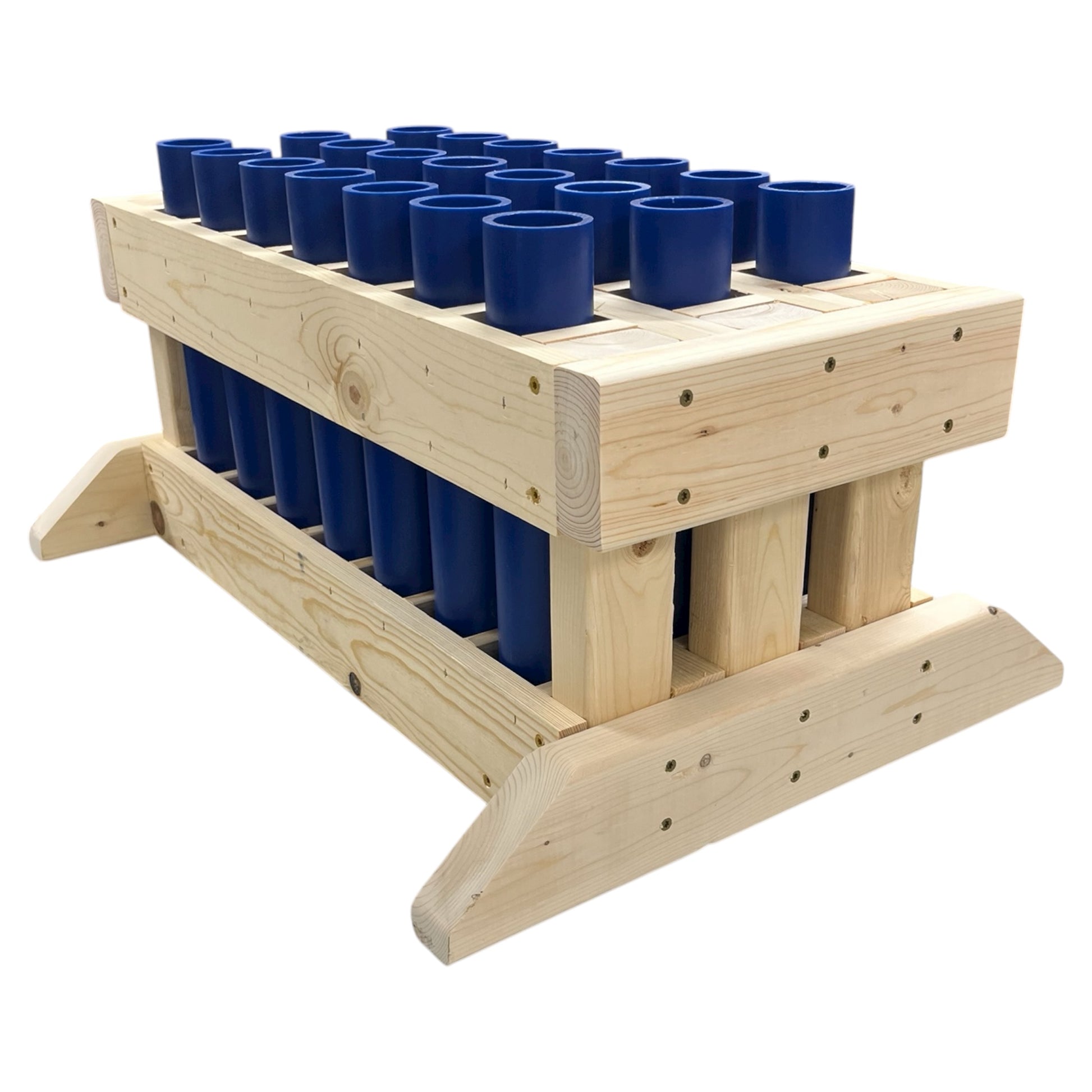 21 Gun Salute 21-Shot Mortar Rack, American-made hardware for 1.4G Pro-Line and consumer shells.