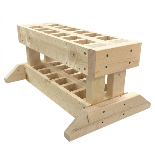 FRONTLINE 12 Mortar Rack Frame - Fits 1.91" HDPE DR11 Tubes - (FRAME ONLY) by American Mortar