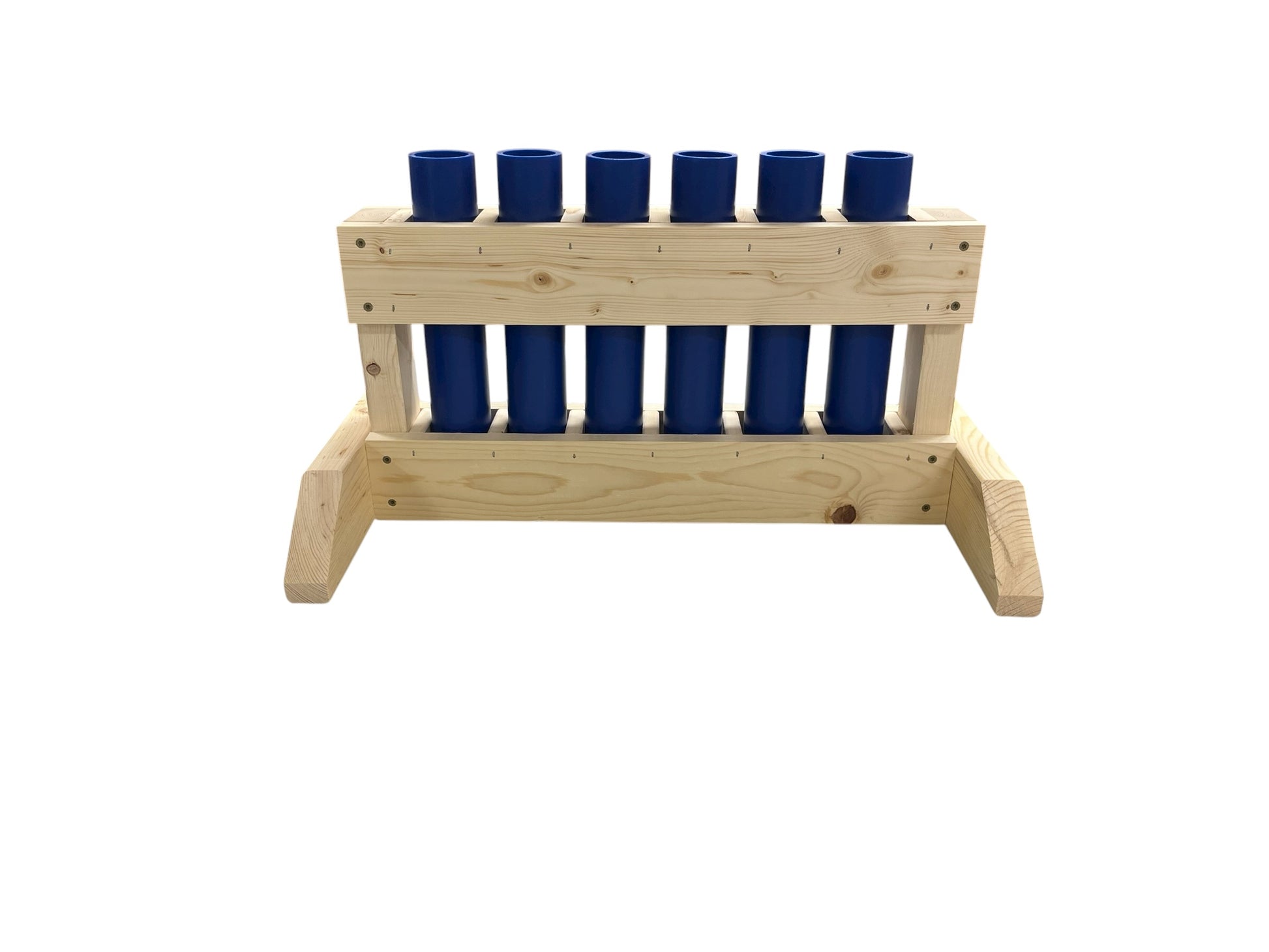 Union 6-Shot Straight Mortar Rack, Made in the USA with heavy-duty materials for 1.91" shells.