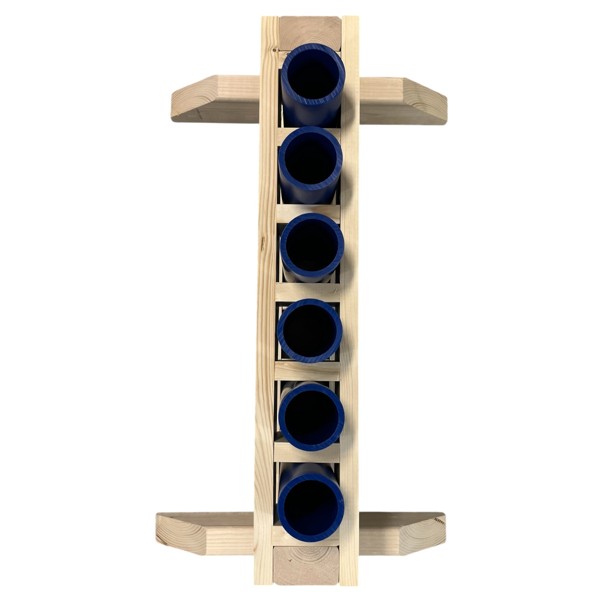 Union 6-Shot Straight Mortar Rack, Made in the USA with heavy-duty materials for 1.91" shells.