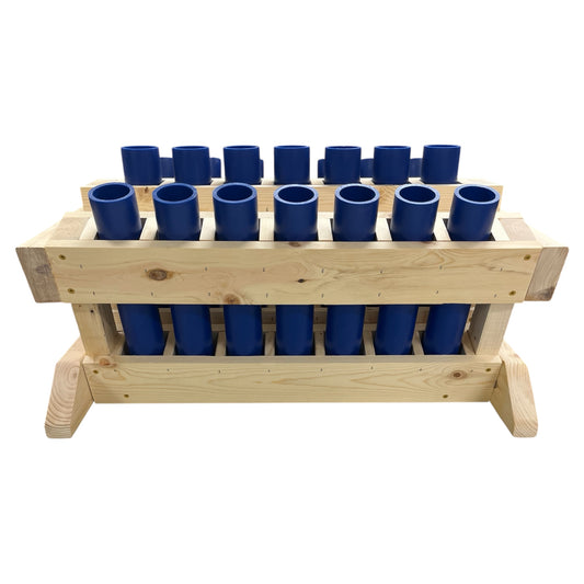 21 Gun Salute 21-Shot Mortar Rack, American-made hardware for 1.4G Pro-Line and consumer shells.