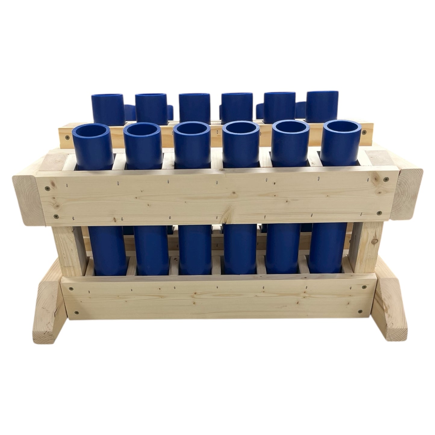 Frontline 18-Shot Mortar Rack, American-made professional-grade rack with custom sky coverage angles.