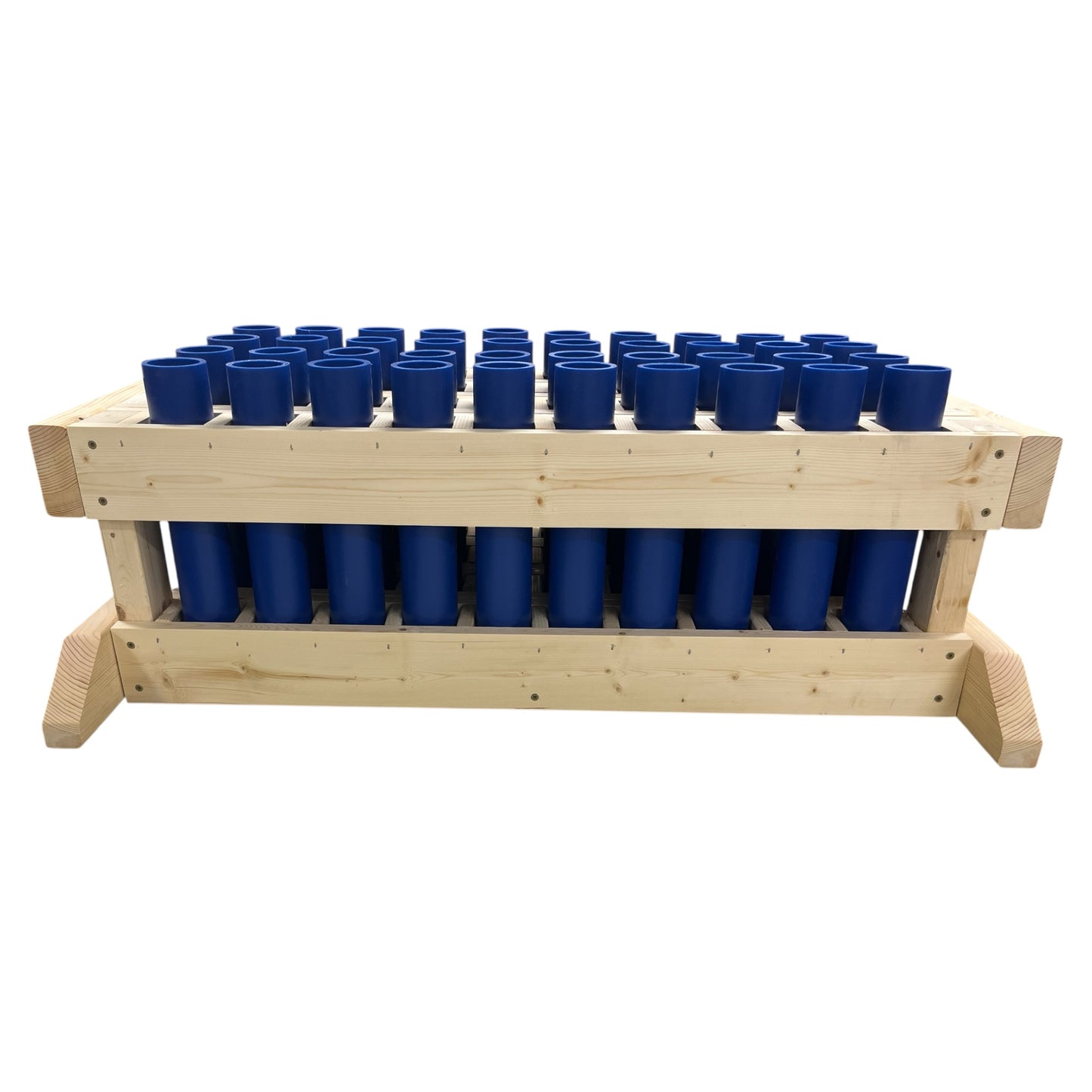 Forge 40-Shot Straight Mortar Rack, professional-grade and Made in the USA with 1.91" HDPE DR11 tubes.