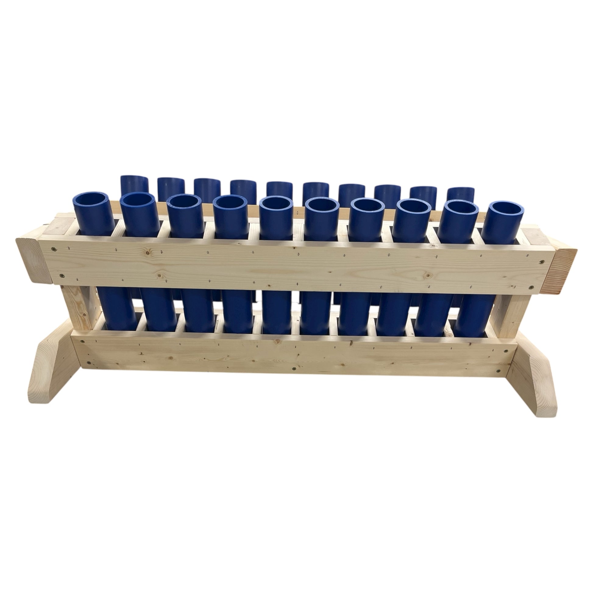 Guardian 20-Shot Mortar Rack, handcrafted in the USA with precision-engineered HDPE DR11 mortar tubes.