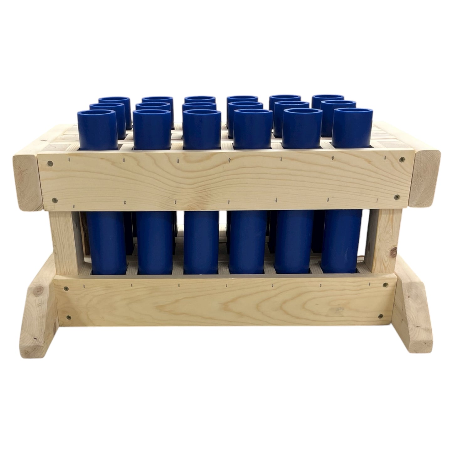 Frontline 18-Shot Mortar Rack, American-made professional-grade rack with custom sky coverage angles.