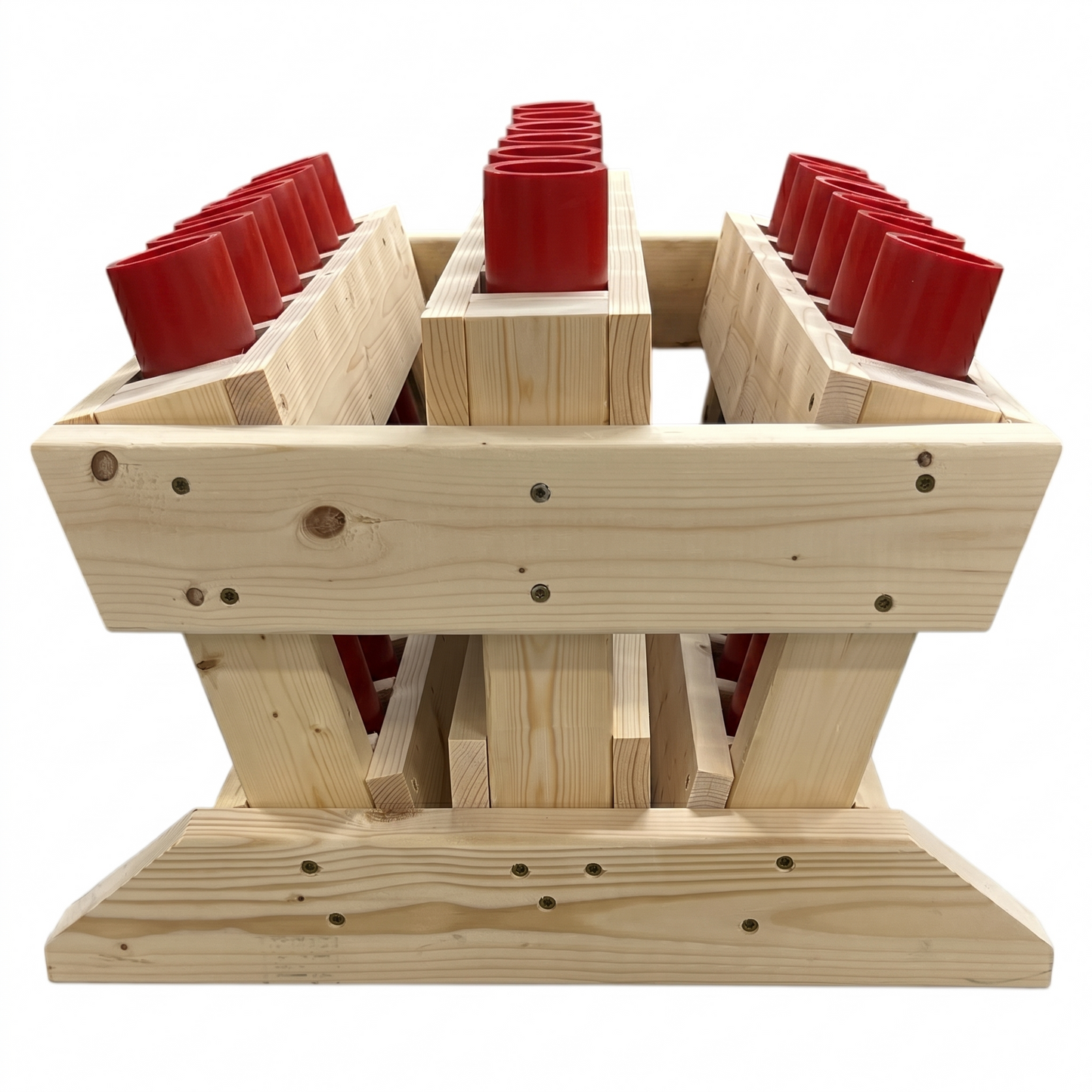 18-Shot Fan Mortar Rack - 1.91" HDPE DR11 Tubes - FRONTLINE 18 FAN by American Mortar Company