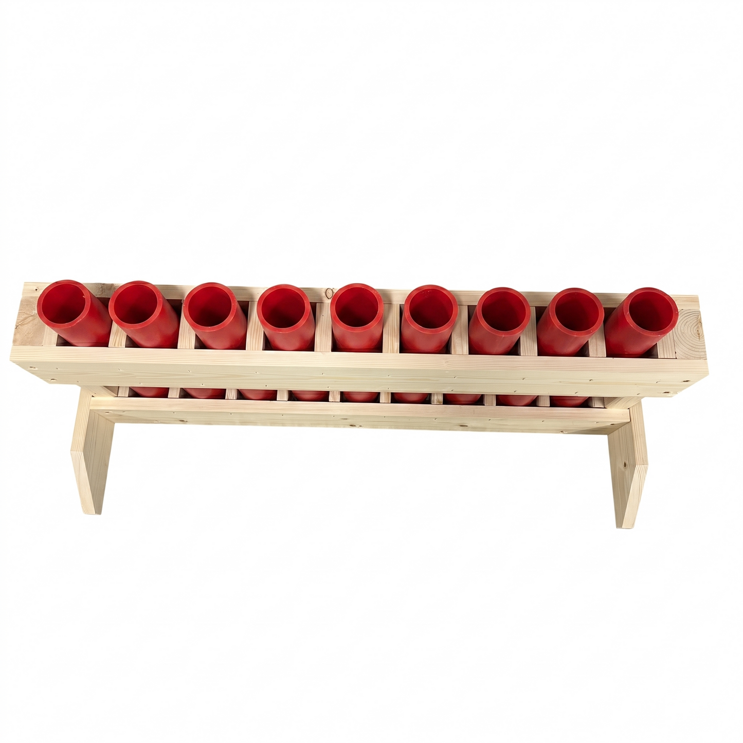 Flat Pack Mortar Rack - 9-Shot Disciplined Firepower - 1.91" HDPE DR11 Tubes - COHORT 9 by American Mortar Company