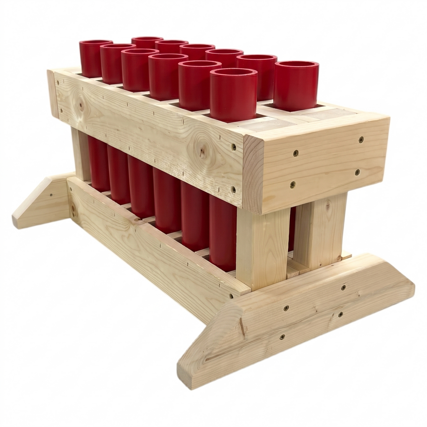 12-Shot Straight Mortar Rack - 1.91" HDPE DR11 Tubes - MINUTEMAN 12 by American Mortar Company