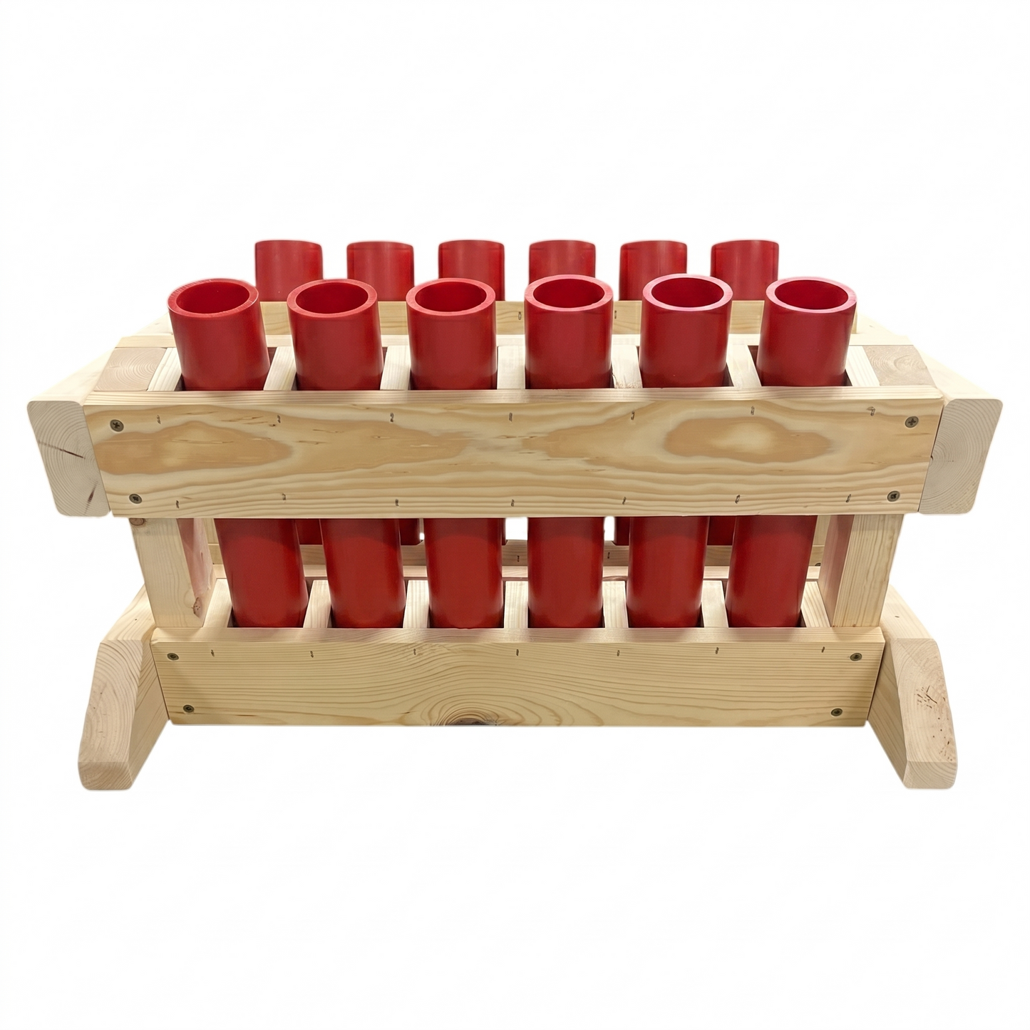 12-Shot Fan Mortar Rack - 1.91" HDPE DR11 Tubes - MINUTEMAN 12 FAN by American Mortar Company