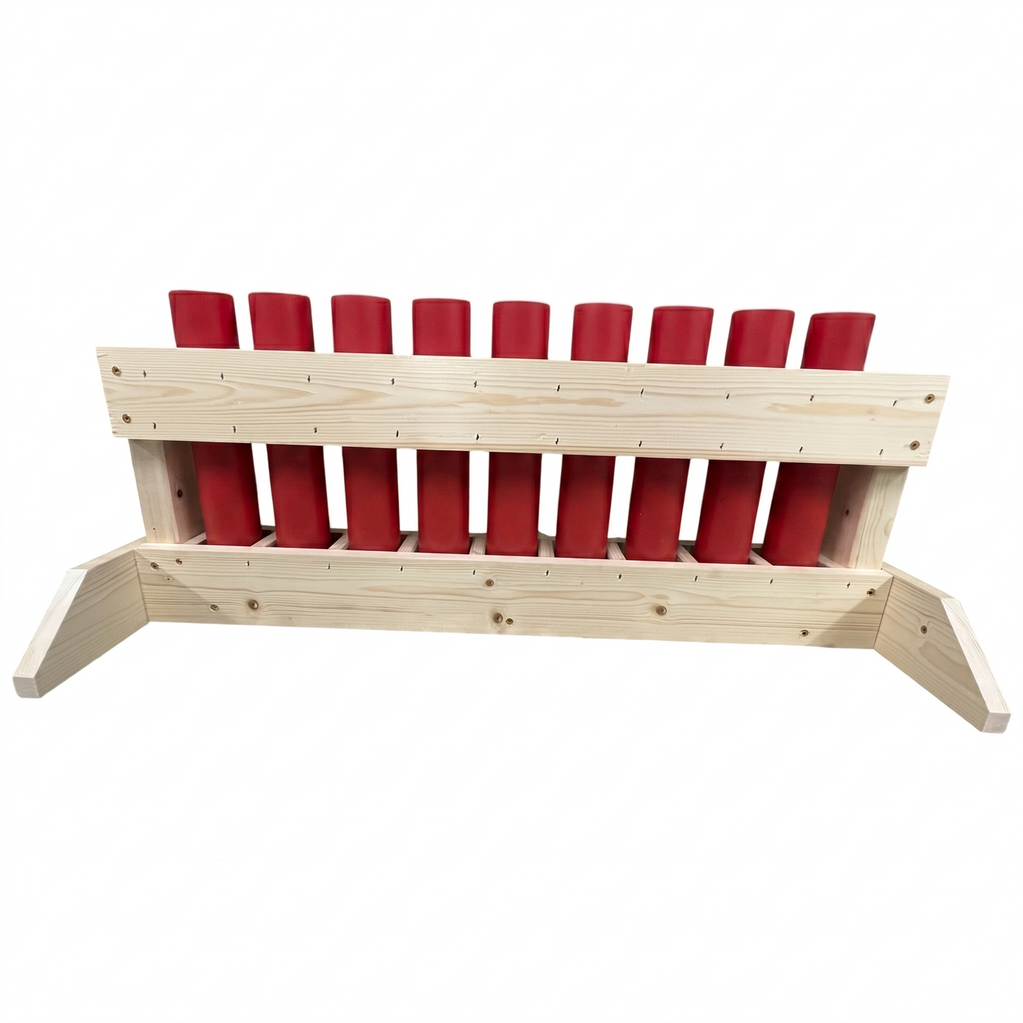 Flat Pack Mortar Rack - 9-Shot Disciplined Firepower - 1.91" HDPE DR11 Tubes - COHORT 9 by American Mortar Company