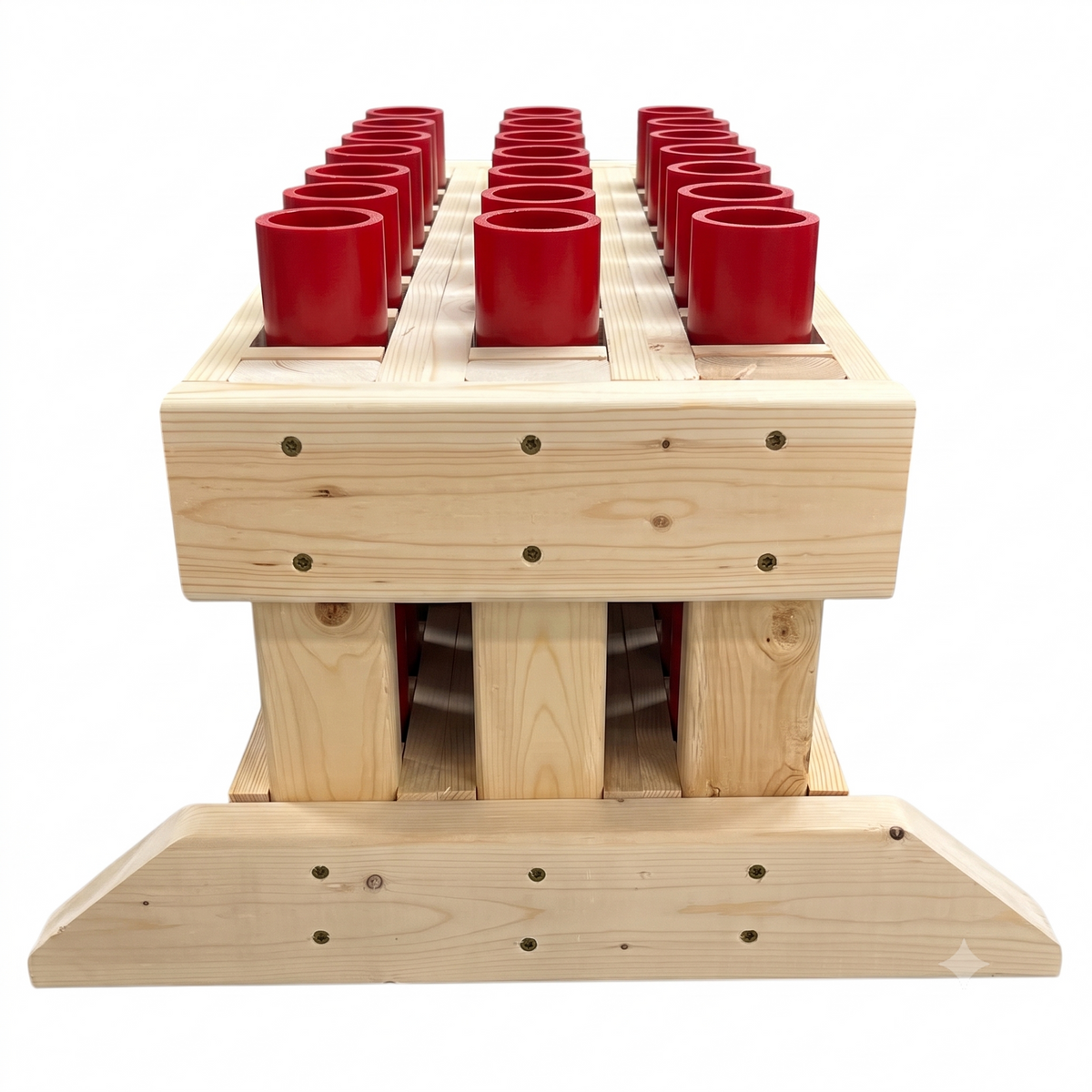 21 Gun Salute 21-Shot Mortar Rack, American-made hardware for 1.4G Pro-Line and consumer shells.