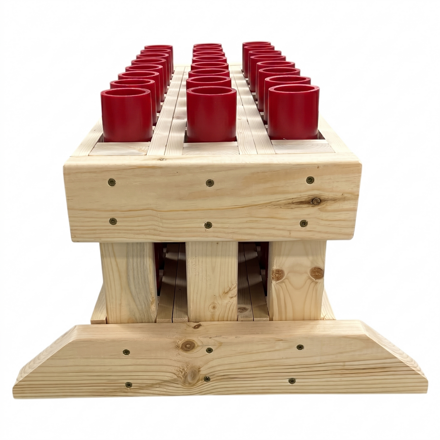 24-Shot Straight Mortar Rack - 1.91" HDPE DR11 Tubes - THUNDER 24 by American Mortar Company