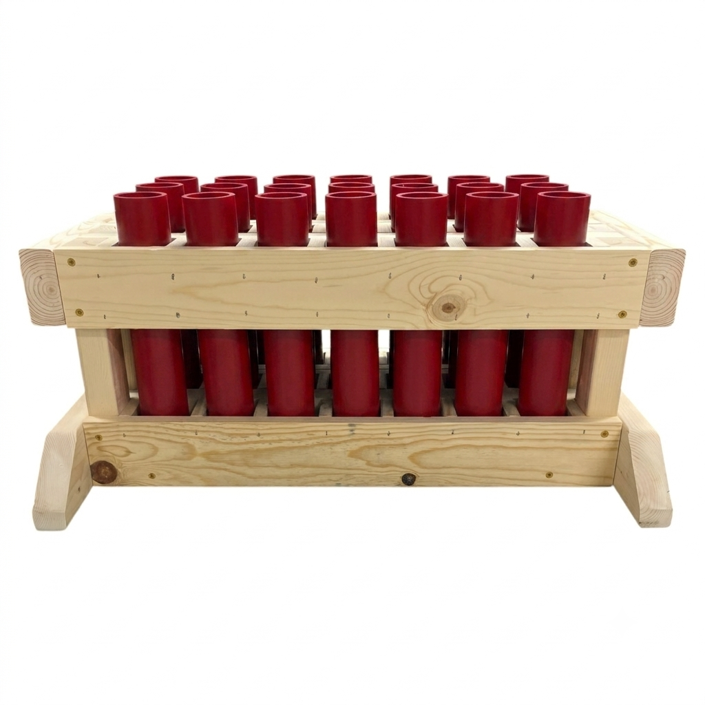 21 Gun Salute 21-Shot Mortar Rack, American-made hardware for 1.4G Pro-Line and consumer shells.