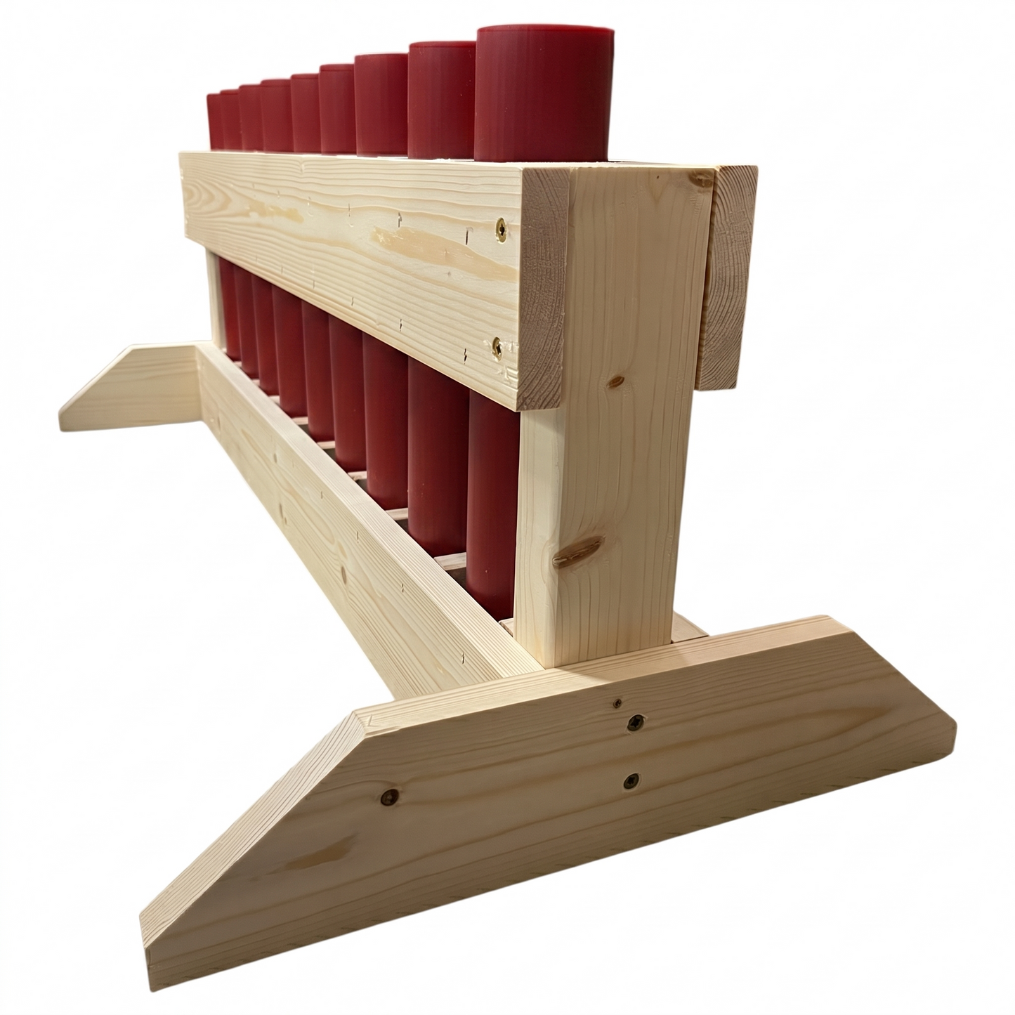 Flat Pack Mortar Rack - 9-Shot Disciplined Firepower - 1.91" HDPE DR11 Tubes - COHORT 9 by American Mortar Company