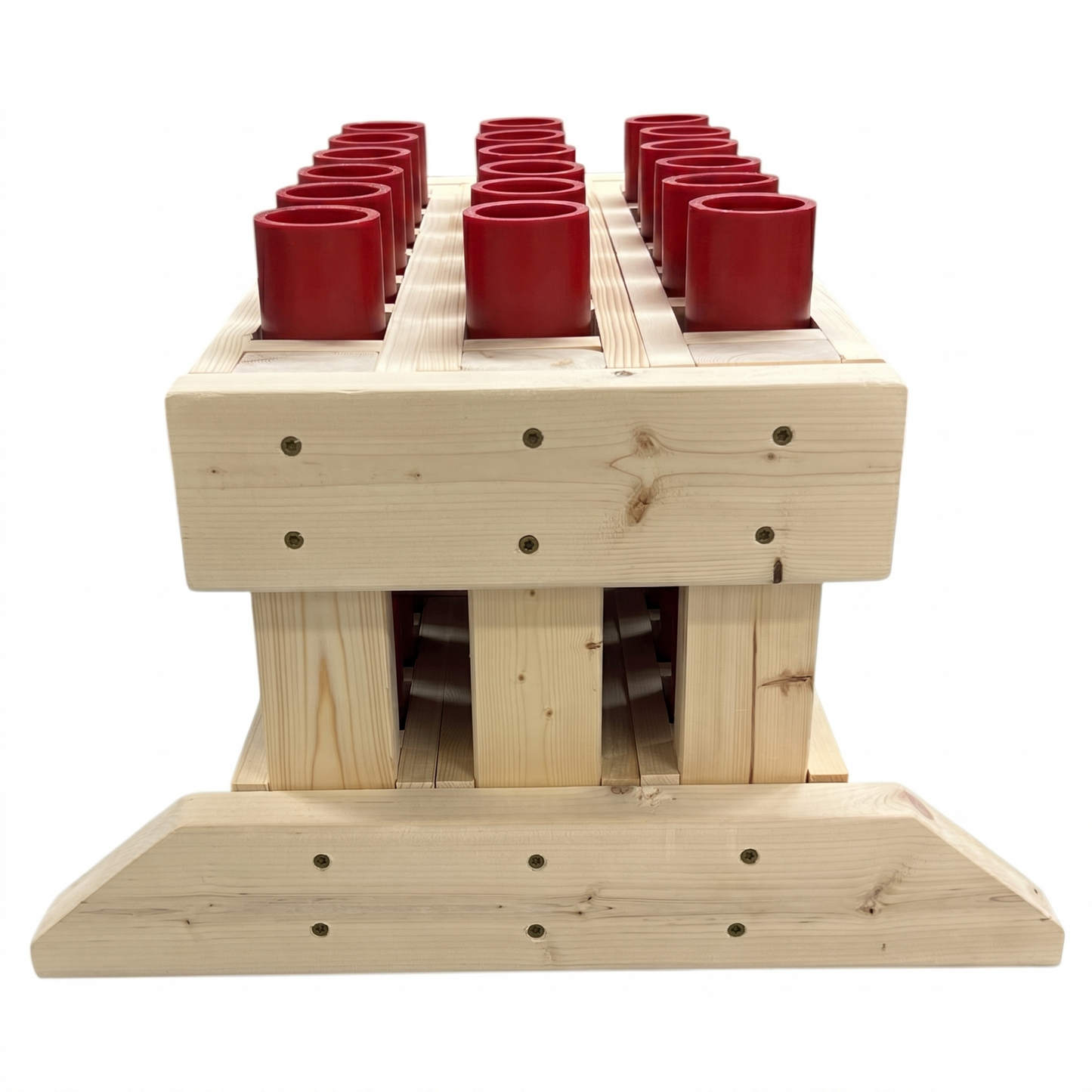 18-Shot Straight Mortar Rack - 1.91" HDPE DR11 Tubes - FRONTLINE 18 by American Mortar Company